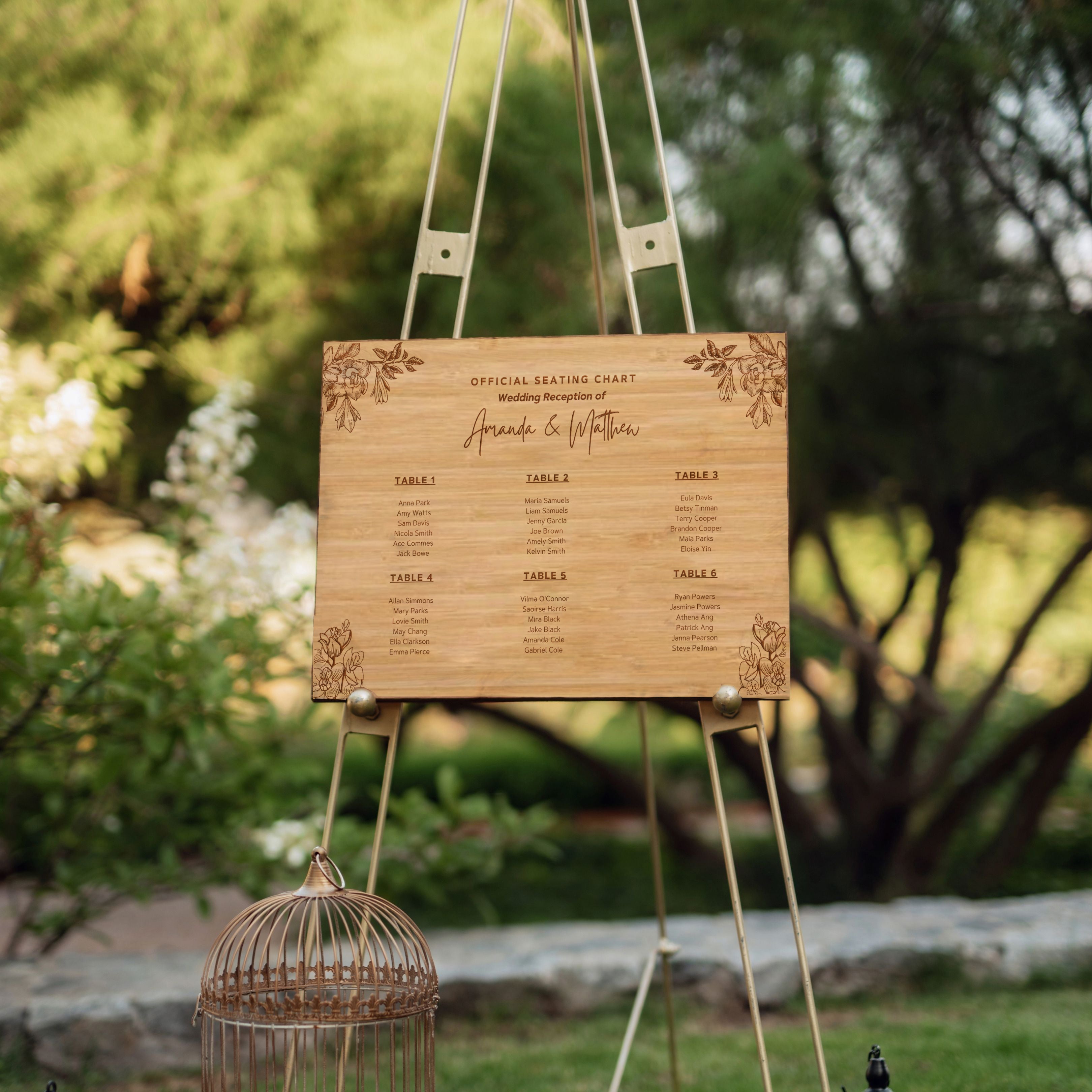 Custom Wooden Wedding Seating Chart Sign, Personalised Guest Plan/ Find ...