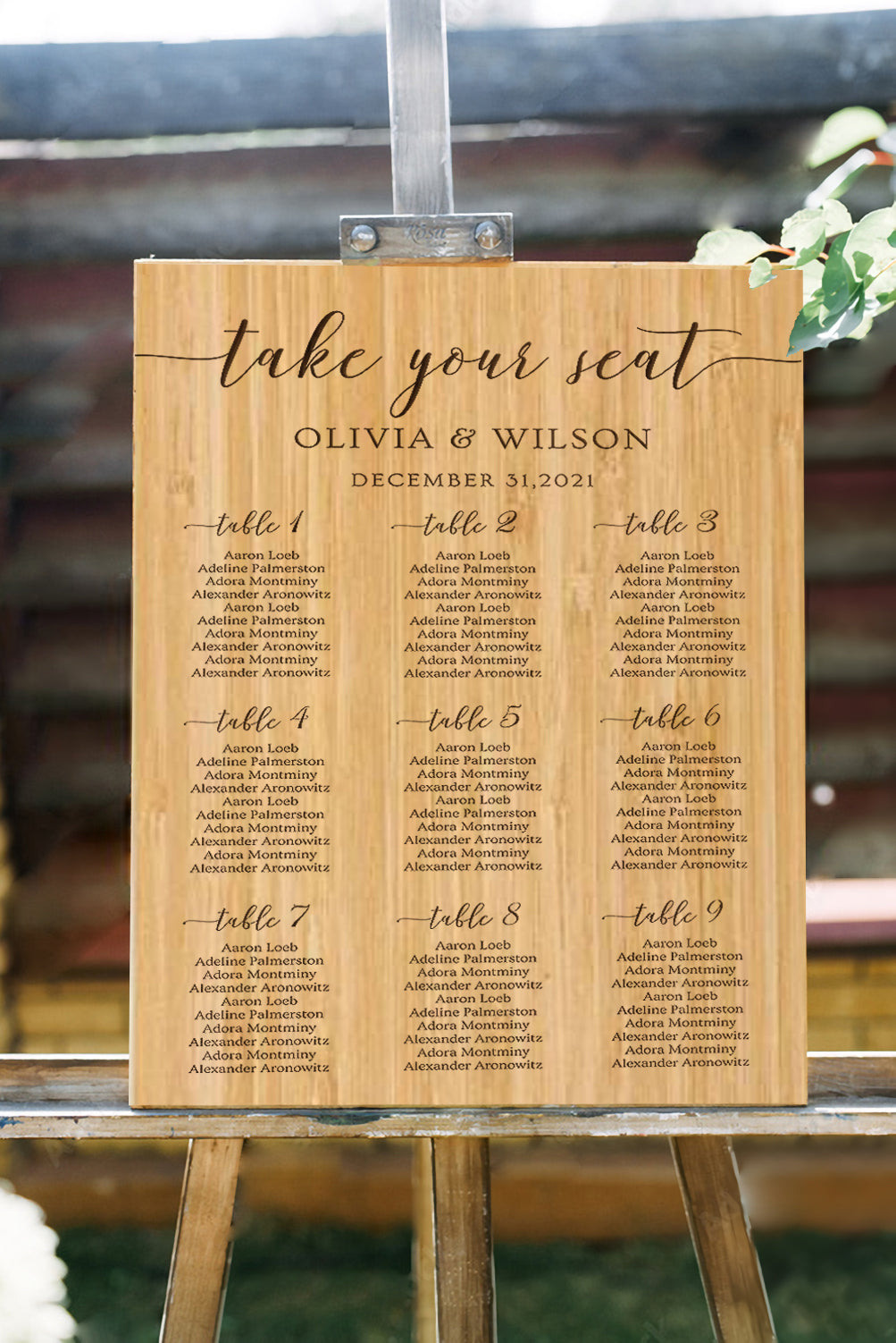 Wedding seating sign 60 photos - Astyledwedding.com
